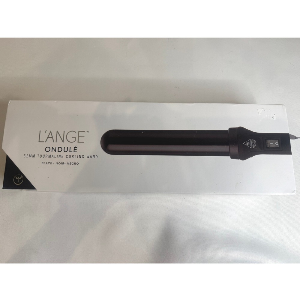 L'ANGE Ondule 32mm Tourmaline Curling Wand Women‎ Black Excellent HT015B